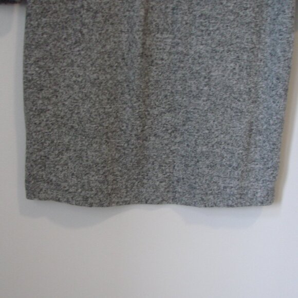 Express Gray Heathered Knit Sweater Dress Long Sleeve Criss Cross Detail Small - Picture 13 of 13
